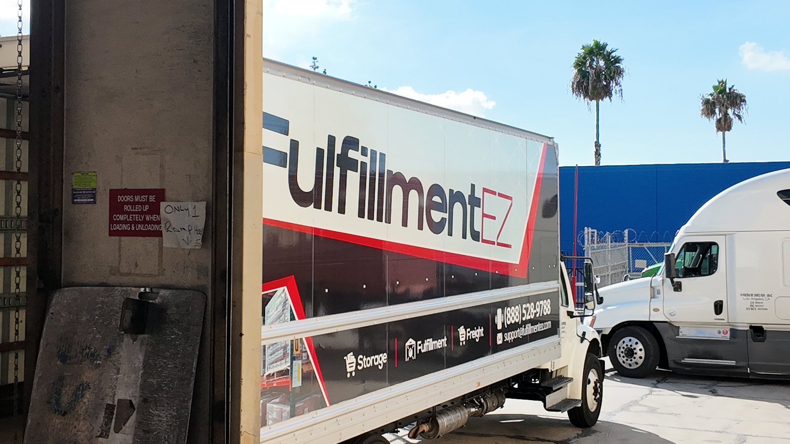 Fulfillment EZ truck at the loading dock